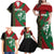 Kenya Rugby Custom Family Matching Off Shoulder Maxi Dress and Hawaiian Shirt Go Lionesses - African Pattern - Wonder Print Shop