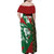 Kenya Rugby Custom Family Matching Off Shoulder Maxi Dress and Hawaiian Shirt Go Lionesses - African Pattern - Wonder Print Shop