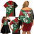 Kenya Rugby Custom Family Matching Off Shoulder Short Dress and Hawaiian Shirt Go Lionesses - African Pattern - Wonder Print Shop