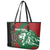 Kenya Rugby Custom Leather Tote Bag Go Lionesses - African Pattern - Wonder Print Shop