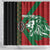 Kenya Rugby Custom Shower Curtain Go Lionesses - African Pattern