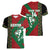 Kenya Rugby Custom Women V-Neck T-Shirt Go Lionesses - African Pattern - Wonder Print Shop