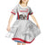 Custom England Darts Kid Short Sleeve Dress Go Champions Grunge Marble Style - Wonder Print Shop