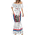 Custom England Darts Mermaid Dress Go Champions Grunge Marble Style - Wonder Print Shop