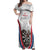 Custom England Darts Off Shoulder Maxi Dress Go Champions Grunge Marble Style - Wonder Print Shop