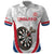 Custom England Darts Polo Shirt Go Champions Grunge Marble Style - Wonder Print Shop