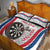 Custom England Darts Quilt Bed Set Go Champions Grunge Marble Style - Wonder Print Shop