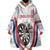 Custom England Darts Wearable Blanket Hoodie Go Champions Grunge Marble Style