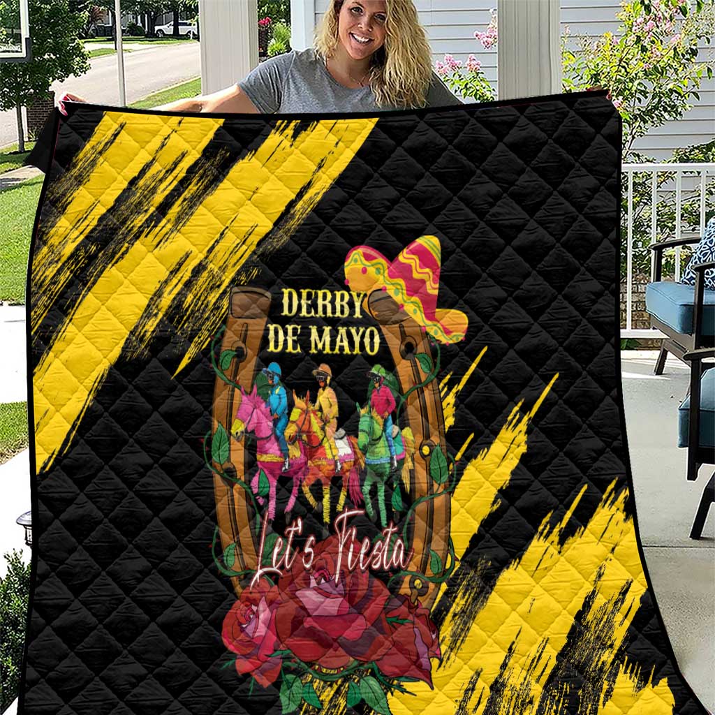 Derby De Mayo 2025 Quilt Pinata Horse Racing Let's Fiesta - Wonder Print Shop