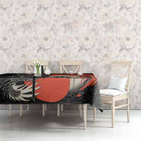 Japanese Dragon Katana Enso Tablecloth Japan Pagoda Seamless Cloud - Wonder Print Shop
