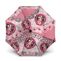 Japanese Daruma Doll Palaka Umbrella Cherry Blossoms With Shell Lei - Wonder Print Shop