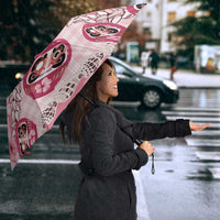 Japanese Daruma Doll Palaka Umbrella Cherry Blossoms With Shell Lei - Wonder Print Shop