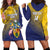 Custom Turks and Caicos Islands Football Hoodie Dress 2025 Go Champions