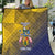 Custom Turks and Caicos Islands Football Quilt 2025 Go Champions