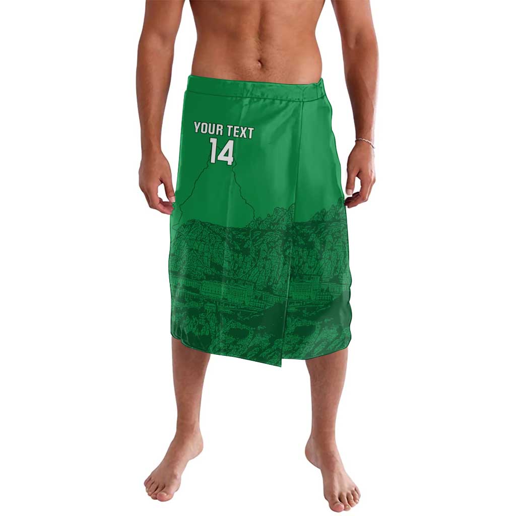 Custom Montserrat Football Lavalava 2025 Go Emerald Boys