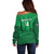 Custom Montserrat Football Off Shoulder Sweater 2025 Go Emerald Boys