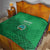 Custom Montserrat Football Quilt 2025 Go Emerald Boys