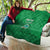 Custom Montserrat Football Quilt 2025 Go Emerald Boys