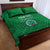 Custom Montserrat Football Quilt Bed Set 2025 Go Emerald Boys