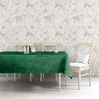 Custom Montserrat Football Tablecloth 2025 Go Emerald Boys