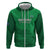 Custom Montserrat Football Zip Hoodie 2025 Go Emerald Boys