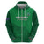 Custom Montserrat Football Zip Hoodie 2025 Go Emerald Boys