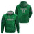 Custom Montserrat Football Zip Hoodie 2025 Go Emerald Boys