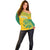 Custom Guyana Football Off Shoulder Sweater 2025 Go Golden Jaguars