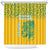 Custom Guyana Football Shower Curtain 2025 Go Golden Jaguars