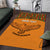 Custom Zambia Football Area Rug Copper Queens Kente Pattern - Wonder Print Shop