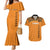 Custom Zambia Football Couples Matching Mermaid Dress and Hawaiian Shirt Copper Queens Kente Pattern - Wonder Print Shop