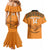 Custom Zambia Football Couples Matching Mermaid Dress and Hawaiian Shirt Copper Queens Kente Pattern - Wonder Print Shop