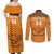 Custom Zambia Football Couples Matching Off Shoulder Maxi Dress and Long Sleeve Button Shirt Copper Queens Kente Pattern - Wonder Print Shop