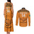 Custom Zambia Football Couples Matching Tank Maxi Dress and Long Sleeve Button Shirt Copper Queens Kente Pattern - Wonder Print Shop