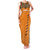 Custom Zambia Football Family Matching Tank Maxi Dress and Hawaiian Shirt Copper Queens Kente Pattern - Wonder Print Shop