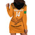 Custom Zambia Football Hoodie Dress Copper Queens Kente Pattern - Wonder Print Shop