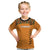 Custom Zambia Football Kid T Shirt Copper Queens Kente Pattern - Wonder Print Shop