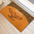 Custom Zambia Football Rubber Doormat Copper Queens Kente Pattern - Wonder Print Shop