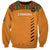 Custom Zambia Football Sweatshirt Copper Queens Kente Pattern - Wonder Print Shop