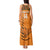 Custom Zambia Football Tank Maxi Dress Copper Queens Kente Pattern - Wonder Print Shop