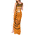 Custom Zambia Football Tank Maxi Dress Copper Queens Kente Pattern - Wonder Print Shop