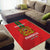 Custom Morocco Football Area Rug Go Lionesses of Atlas - Wonder Print Shop