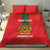 Custom Morocco Football Bedding Set Go Lionesses of Atlas - Wonder Print Shop