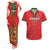 Custom Morocco Football Couples Matching Tank Maxi Dress and Hawaiian Shirt Go Lionesses of Atlas