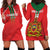 Custom Morocco Football Hoodie Dress Go Lionesses of Atlas - Wonder Print Shop