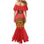 Custom Morocco Football Mermaid Dress Go Lionesses of Atlas - Wonder Print Shop