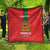 Custom Morocco Football Quilt Go Lionesses of Atlas