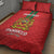 Custom Morocco Football Quilt Bed Set Go Lionesses of Atlas - Wonder Print Shop