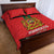 Custom Morocco Football Quilt Bed Set Go Lionesses of Atlas - Wonder Print Shop