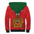 Custom Morocco Football Sherpa Hoodie Go Lionesses of Atlas